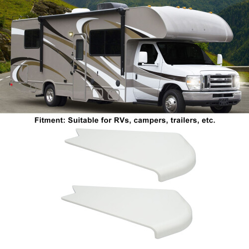 2x Caravan Auszug Ecken Weiß RV Zubehör 2