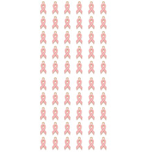 60 Pcs Breast Cancer Awareness Charm Ribbon Pendant Charm Jewelry DIY Accessories for Necklace Bracelet Making Crafts