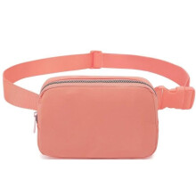Gürteltasche – Nylon – wasserdicht – ultraleicht – Unisex – 20 x 5 x 14 cm – Dunkelrosa