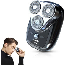 Mini Electric Shaver, Men's Travel Electric Shaver, LCD Screen USB Rechargeable Portable Pocket Shaver for Home