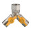 Replacement G 1/2 brass Y-connection 3-way valve in hand shower adapter, kitchen shut-off valve 1