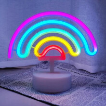 Leuchtreklame – Regenbogen – Schlafzimmer – USB-betrieben – batteriebetrieben – romantische Atmosphäre