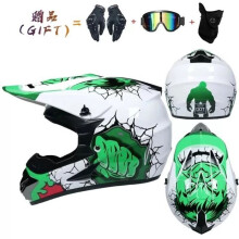 Kinder-Motorradhelm, Offroad, Fahrrad, Downhill, AM, DH, Cross, 3er-Geschenkset – B[B24101998]