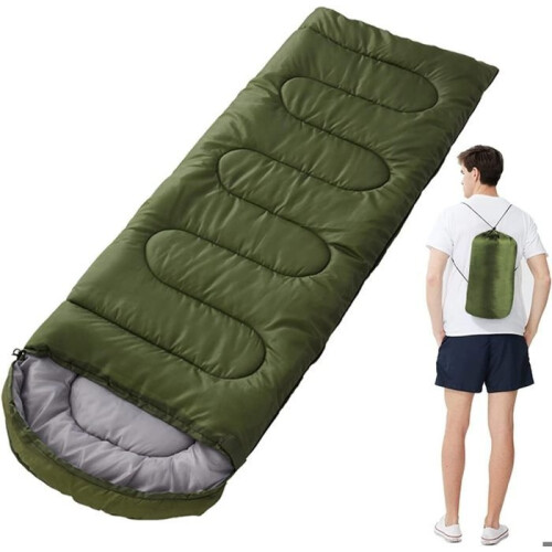 1kg Sleeping Bag, Comfortable Oversized 210x75cm Suitable for Adults, Waterproof Sleeping Bag with Compression Pocket