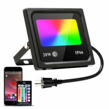 20-W-RGB-LED-Projektor, Dual-Mode-Fernbedienung und App-Steuerung, Partybeleuchtung, Bühnenbeleuchtung, 2700 K und 1