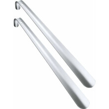 YYV Stainless Steel Shoehorn - Pack of 2 - Long handle with comfortable grip for seniors