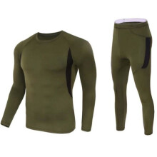 Herren-Thermounterwäsche-Set, Sport-Basisschicht-Shirt für Training, Skifahren, Laufen, Wandern