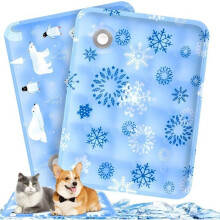 Cooling Mat for Dogs 2 Cooling Mats for Cats Durable 40x50cm Self-Cooling Cooling Mat for Dogs (C)