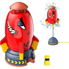 Wassersprühspielzeug, rotierendes Sprinklerspielzeug, Raketenbewässerung, Spielen im Freien für Kinder