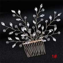 (1) Sparkling Pearl Hair Comb for Women - Retro Style