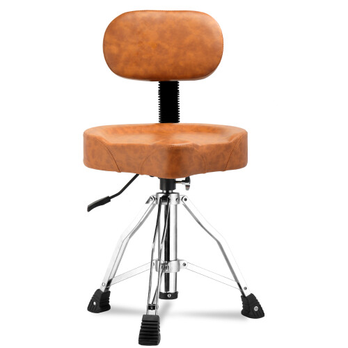 High Grade Drum Throne Hydraulic Drum Stool with Backrest,Drumstick