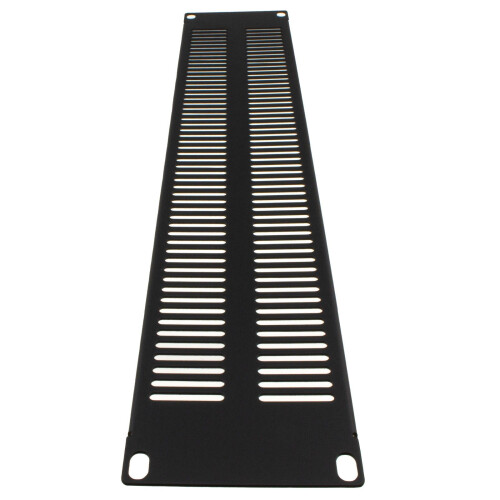 kenable Blanking Plate Extra Vented 2U for Comms Data Cabinet Rack 19 inch Black 1
