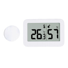 Digitale binnenthermometer en hygrometer met hoge nauwkeurigheid, snel verversend LCD-display, kamertemperatuur- en vochtigheidsmeter met diverse