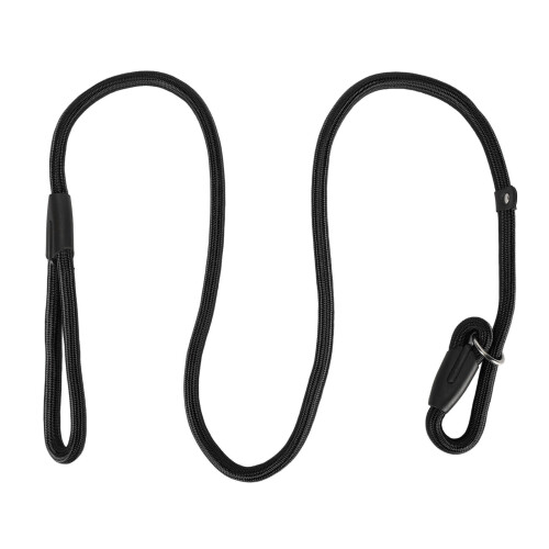 L 1x140cm Black Nylon Dog Leash - Adjustable 1
