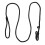 L 1x140cm Black Nylon Dog Leash - Adjustable 8