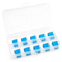 Lot de 10 Fusibles Automobiles Carrés 20 A, Format Compact, pour SUV, Voitures, Camions et Bateaux