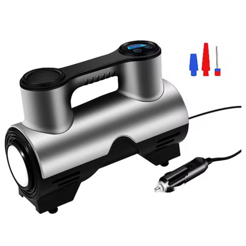 120W Bärbar Billuftkompressor Elektrisk Däckpump med LCD Digital Display