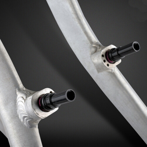 Fahrrad Vorderradgabel V-Bremssäule M10