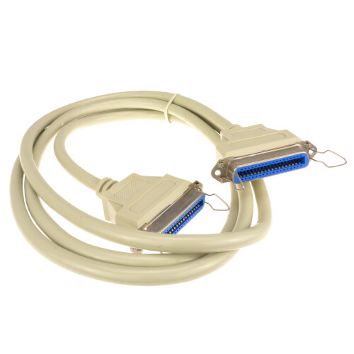 kenable Centronics IEEE-1284 Parallel Printer Cable 36 Pin Female to Female 2m 1