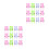 40Pcs Kids Miniature Frogs Vehicle Pull-Back Toy Durable Plastic Gift 3