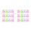 40Pcs Kids Miniature Frogs Vehicle Pull-Back Toy Durable Plastic Gift 6