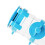 Blue 350ml One Piece Design Pet Hanging Bottle 3