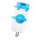 Blue 350ml One Piece Design Pet Hanging Bottle 9