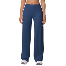 Women Workout Leggings No Front Seam Straight Leggings Dark S