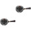 2Pcs Ceramic Heating Kettle Black Filter Tea Pot Long Handle Design 4