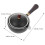 2Pcs Ceramic Heating Kettle Black Filter Tea Pot Long Handle Design 10