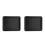 2Pcs Enamel Roasting Pan Set High Temp Resistant Black Baking Pans 6