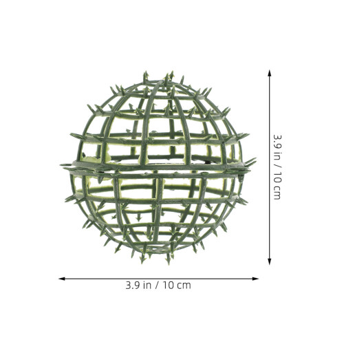 8Pcs Green Plastic Topiary Ball Frame for DIY Artificial Plant Display 2
