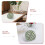 8Pcs Green Plastic Topiary Ball Frame for DIY Artificial Plant Display 6