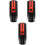 3Pcs Black ABS Emf Reader Radiation Detector for Field Testing 3
