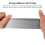 60mm Thickened Silver Cloth Base Duct Tape, 10m 5