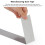 60mm Thickened Silver Cloth Base Duct Tape, 10m 4