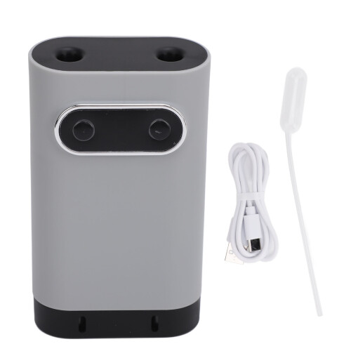 Wasserfreier Diffusor Luft Duftmaschine Grau 1200mAh Doppel Spray Langanhaltend 2