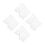 8Pcs Acrylic Tabletop Sign Holders Vertical T Shape Clear Menu Display 4