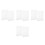 8Pcs Acrylic Tabletop Sign Holders Vertical T Shape Clear Menu Display 7
