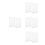 8Pcs Acrylic Tabletop Sign Holders Vertical T Shape Clear Menu Display 8
