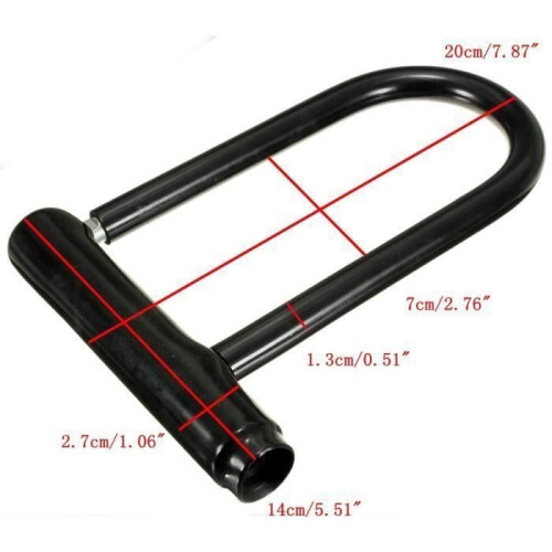 U-Shaped Anti-Theft Lock Padlock Security Bicycle Motorcycle Scooter Ma09111 1