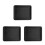 3Stk Schwarze Emaille Backbleche Multifunktional Ofen 6