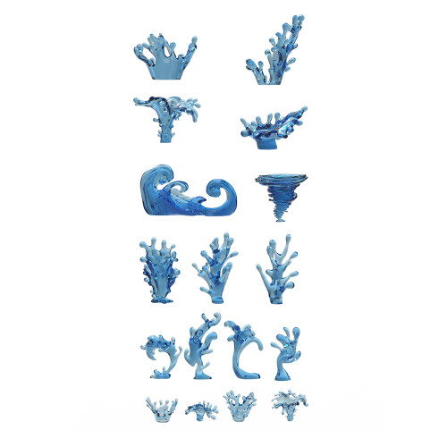 AK Interactive Water FX Basing Bits AKBIT0033 2