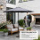 Abrihome Patio Umbrella with Double Vent, Grey 6