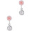2Pièces Infirmière Clip Portable Quartz Transparent Durable 3