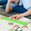 2Pcs Tactile Blind Measuring Rulers Green PP Material for Learning Aid 5