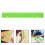 2Pcs Tactile Blind Measuring Rulers Green PP Material for Learning Aid 7