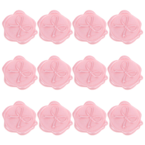 48Pièces Stickers Auto-Adhésifs Cachets En Cire Rose Pour Cadeaux 2