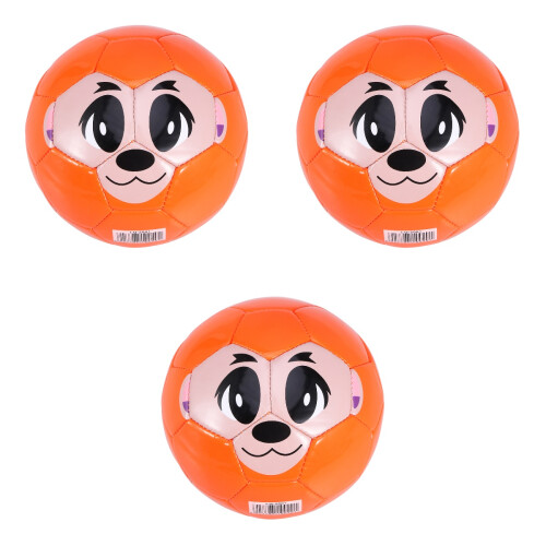 3Stk PVC Inflatable Ball Kinder Orange Robust Leicht Tragbar 1