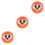 3Stk PVC Inflatable Ball Kinder Orange Robust Leicht Tragbar 4